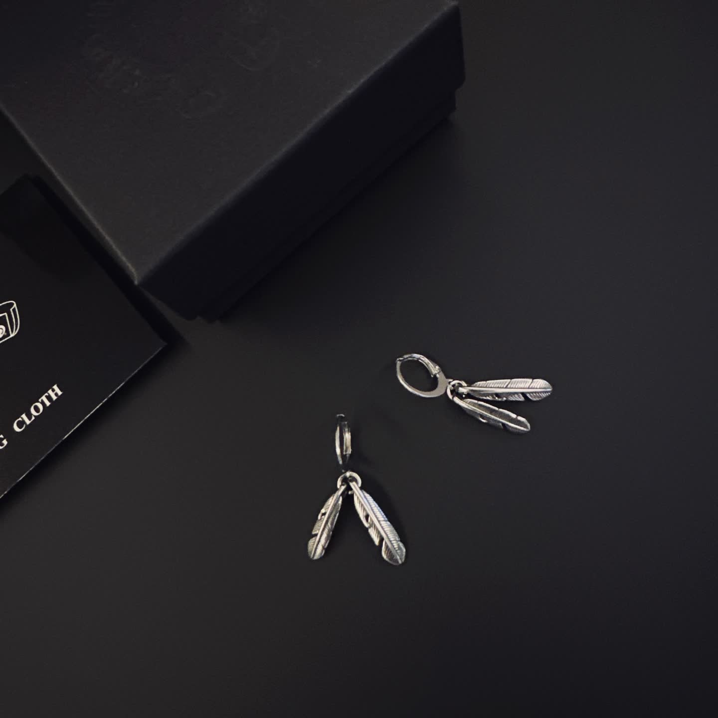Chrome Hearts Feather Earrings